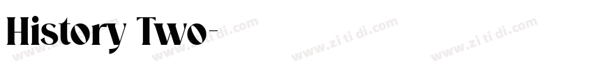 History Two字体转换